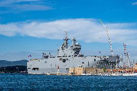 Pha Dixmude Naval Vessel Docks - Toulon