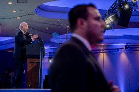 President Biden delivers remarks at "Gun Sense University" conference at the Hilton