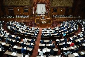 Japanese Upper House plenary session
