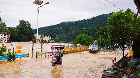 Liangjiang River Water Level Skyrocketed