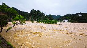 Liangjiang River Water Level Skyrocketed