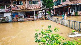 Liangjiang River Water Level Skyrocketed