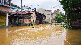 Liangjiang River Water Level Skyrocketed