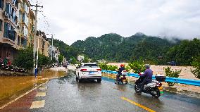 Liangjiang River Water Level Skyrocketed