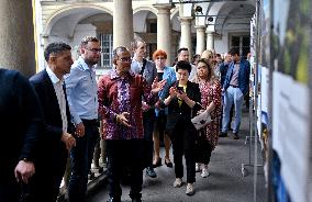 Opening of exhibition celebrating 32 years of Ukraine-Indonesia relations in Lviv