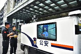Police Driverless Patrol Car