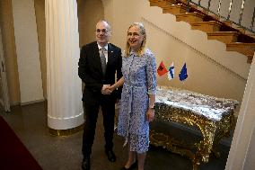 Minister for Europe and Foreign Affairs of Albania Igli Hasani visits Helsinki
