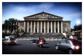 Illustration Of The National Assembly - Paris