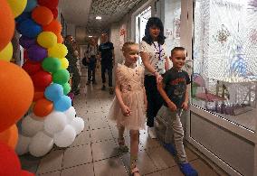 Day care centre in Kharkiv metro