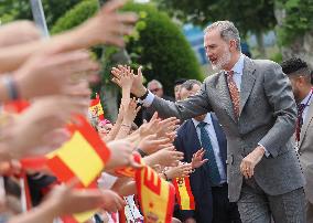 King Felipe VI Greets The Public - Spain