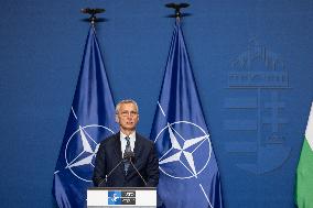 HUNGARY-BUDAPEST-NATO-PRESS CONFERENCE