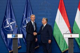 HUNGARY-BUDAPEST-NATO-PRESS CONFERENCE