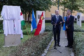 HUNGARY-KISKUNFELEGYHAZA-BAI MANG STATUE-INAUGURATION