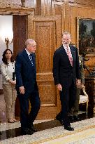 King Felipe VI Meets With Recep Tayyip Erdoga - Madrid