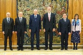 King Felipe VI Meets With Recep Tayyip Erdoga - Madrid