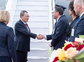 NEW ZEALAND-WELLINGTON-CHINA-LI QIANG-ARRIVAL