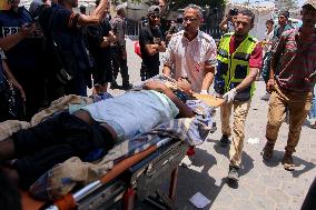 Continued Israeli Strikes On Southern Gaza