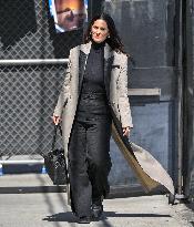 Carrie-Anne Moss At Jimmy Kimmel Live - LA