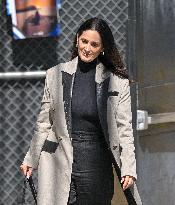Carrie-Anne Moss At Jimmy Kimmel Live - LA