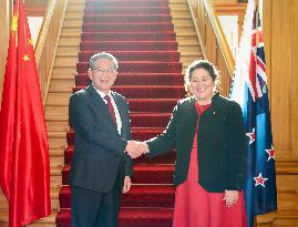 NEW ZEALAND-WELLINGTON-CHINA-LI QIANG-GOVERNOR-GENERAL-MEETING