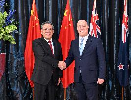 NEW ZEALAND-WELLINGTON-CHINA-LI QIANG-PM-TALKS