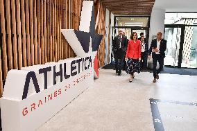 Paris 2024 - Denise Bauer Visits Olympic Games Facilities