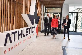 Paris 2024 - Denise Bauer Visits Olympic Games Facilities