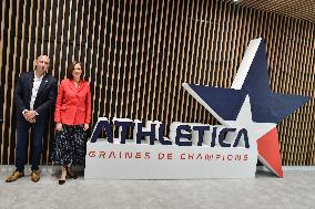 Paris 2024 - Denise Bauer Visits Olympic Games Facilities