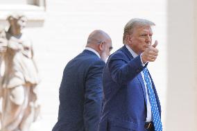 Trump In DC For Capitol Hill Visits