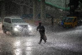 Heavy Rain In Dhaka