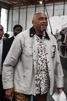 American former track and field athlete Tommie Smith at ATHLETICA north of Paris FA