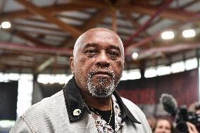 American former track and field athlete Tommie Smith at ATHLETICA north of Paris FA