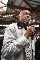 American former track and field athlete Tommie Smith at ATHLETICA north of Paris FA