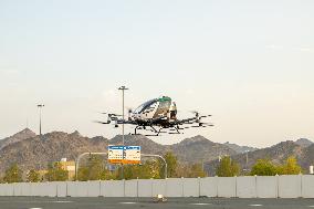 SAUDI ARABIA-MECCA-SAUDI AND CHINESE COMPANIES-UNMANNED AIR TAXI-TRIAL