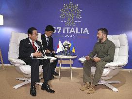 Kishida-Zelenskyy talks in Italy