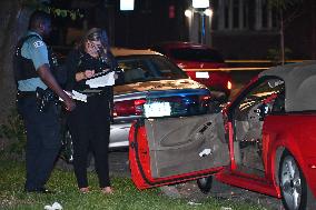 52-Year-Old Male Victim Shot In Parked Vehicle In Chicago Illinois