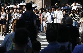 Summer heat in Japan