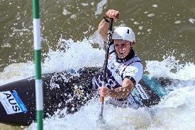 Men's Canoe Heats ICF Canoe Slalom World Cup In Krakow