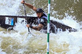 Men's Canoe Heats ICF Canoe Slalom World Cup In Krakow