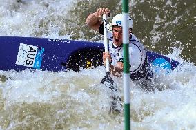 Men's Canoe Heats ICF Canoe Slalom World Cup In Krakow