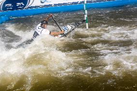 Men's Canoe Heats ICF Canoe Slalom World Cup In Krakow