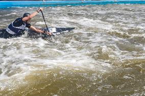 Men's Canoe Heats ICF Canoe Slalom World Cup In Krakow