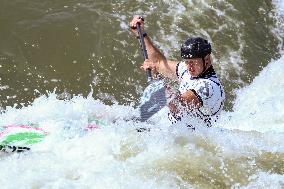 Men's Canoe Heats ICF Canoe Slalom World Cup In Krakow