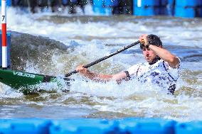 Men's Canoe Heats ICF Canoe Slalom World Cup In Krakow