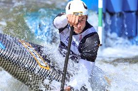 Men's Canoe Heats ICF Canoe Slalom World Cup In Krakow