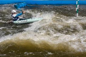 Men's Canoe Heats ICF Canoe Slalom World Cup In Krakow