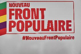 Front populaire press conference in Paris FA