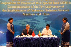 MYANMAR-NAY PYI TAW-LMC SPECIAL FUND-SIGNING CEREMONY