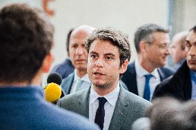 PM Gabriel Attal Visits Nantes