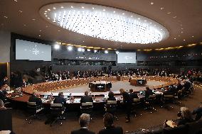 BELGIUM-BRUSSELS-NATO-DEFENSE MINISTERS-MEETING